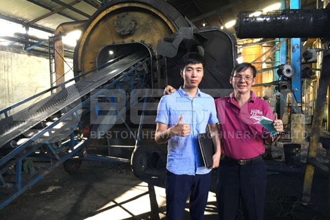 Small Tire Pyrolysis Machine